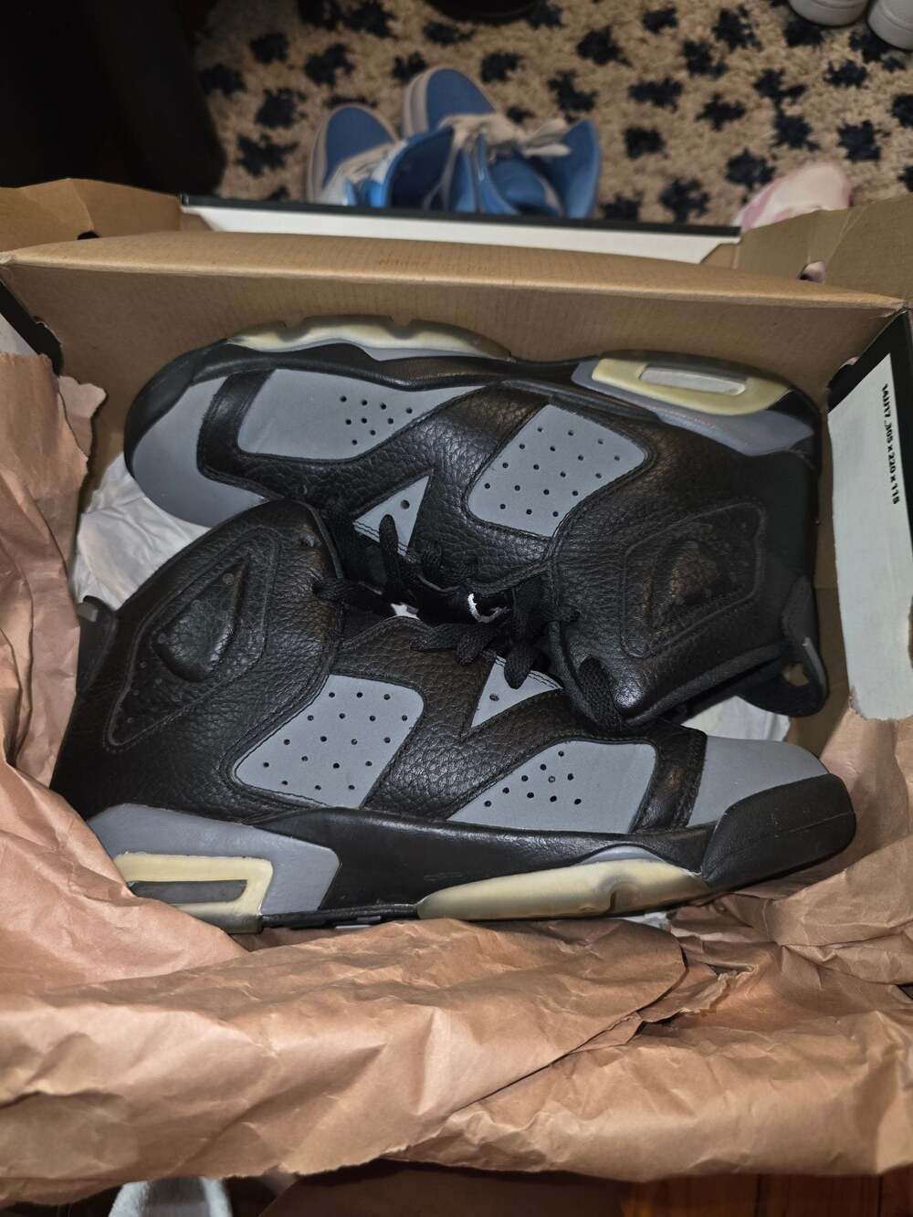 Air Jordan 6 Retro BG Cool Grey 2016 Size 7Y
